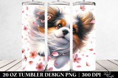 Floral Tumbler, 20 oz Skinny Tumbler Wrap, 20 oz Skinny Tumb Product Image 3