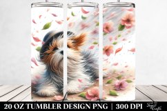 Dog Tumbling Spring Petals Tumbler Product Image 2