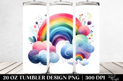 Magical Rainbow Clouds | 20 Oz Tumbler Product Image 2