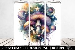 detailed Mystic Celestial Mushroom | 20 oz Tumbler Product Image 2