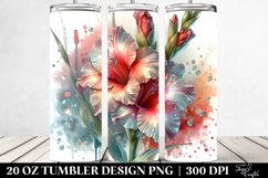 Shiny Gladiolus with Metallic Inserts | 20 Oz Tumbler Product Image 2