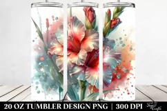 20 Oz Tumbler Sublimation | Shiny Gladiolus Material Small Product Image 2