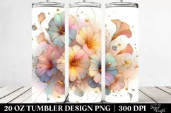 Abstract Shiny Nasturtium | 20 oz Tumbler Product Image 2
