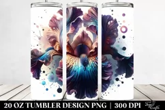 20 Oz Tumbler Sublimation | Glossy Material Watercolor Product Image 2
