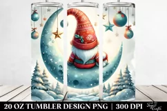 Vibrant Christmas Gnomes | 20 oz Tumbler Product Image 2