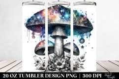 detailed Mystic Celestial Mushroom | 20 oz Tumbler Product Image 2