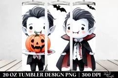 Funny Vampire Halloween Clipart 20 Oz Tumbler Product Image 2