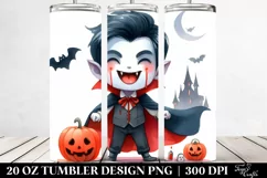 Funny Vampire Halloween Clipart 20 Oz Tumbler Product Image 2