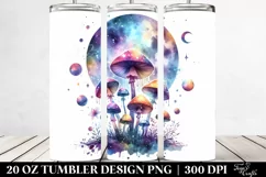 Magical Celestial Mushroom | 20 Oz Tumbler Product Image 2