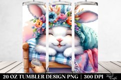 Colorful Boho Baby Rabbit Resting | 20 Oz Tumbler Product Image 2