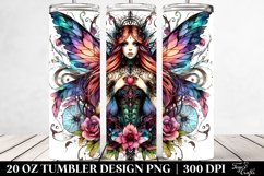 detailed Vibrant Ghotic Fairy | 20 oz Tumbler Product Image 2
