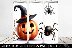 Funny Spider Halloween Clipart 20 Oz Tumbler Product Image 2