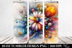 pastel Wooden Daisy Transparent | 20 oz Tumbler Product Image 2