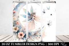 Whimsical Washed Watercolor Fairy | 20 oz Tumbler Product Image 2