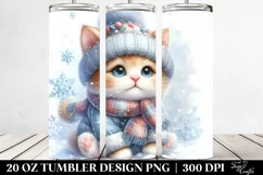 Winter Clothes Baby Cat | 20 oz Tumbler Product Image 2