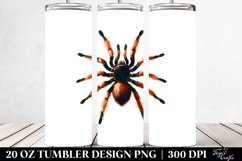 Simple White Tarantula Tumbler Product Image 2