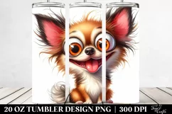 Crazy Looking Chihuahua | 20 Oz Tumbler Product Image 2