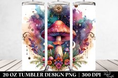 Magical Celestial Mushroom in Vibrant Colors, Transparent 20 Product Image 2