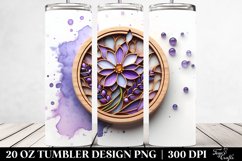 Stained Lavender Golden Insertions 20 oz Tumbler Product Image 2