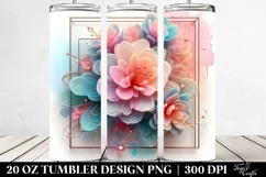 Pastel Rhododendron | 20 oz Tumbler Product Image 2