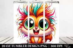 Colorful Baby Squirrel | 20 Oz Tumbler Product Image 2