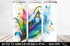 Colorful Snowdrop | 20 Oz Tumbler Product Image 2