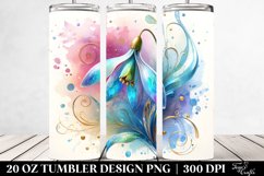 Colorful Snowdrop | 20 Oz Tumbler Product Image 2