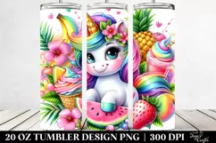 Cute Unicorn Funny | 20 oz Tumbler Product Image 2