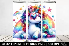 Cute Unicorn Funny | 20 oz Tumbler Product Image 2