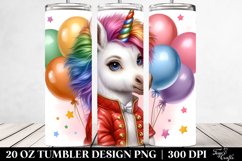 Baby Unicorn as Johny Bravo | 20 Oz Tumbler Product Image 2