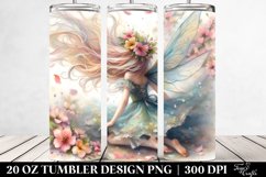 Fairy Tumbling with Spring Petals | 20 Oz Tumbler Product Image 2