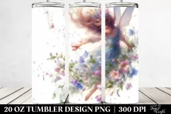 Fairy Tumbling with Spring Petals Tumbler Design Product Image 2