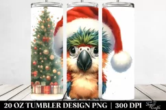 Expressive Macaw with Crazy Haircut 20 Oz Tumbler Product Image 2