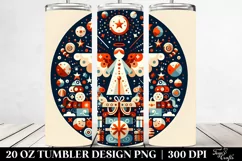 Simple Christmas Angel Design, High-Res 20 Oz Tumbler Product Image 2