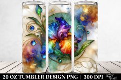 Floral Tumbler, 20 oz Skinny Tumbler Wrap Product Image 3