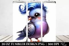 Vibrant Baby Dove Tumbler Product Image 2