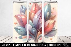 Glossy Tulip Frame Tumbler | 20 oz Tumbler Product Image 2