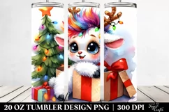 Vibrant Lamb with Crazy Haircut 20 Oz Tumbler Product Image 2