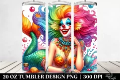 Funny Mermaid | 20 oz Tumbler Product Image 2