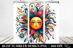 Whimsical Vibrant Sun | 20 Oz Tumbler Product Image 2