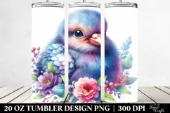 Vibrant Baby Pigeon Smiling Clipart Product Image 2