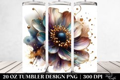 20 Oz Tumbler Sublimation | Material Anemone Splash Product Image 2