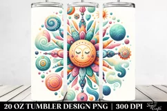 Whimsical Colorful Sun | 20 oz Tumbler Product Image 2