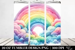 Colorful Pastel Rainbow | 20 Oz Tumbler Product Image 2