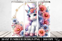 cute Baby Unicorn Cosmos | 20 oz Tumbler Product Image 2