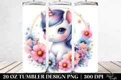 Pastel Baby Unicorn Tumbler 20 Oz Product Image 2