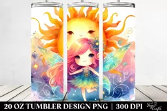 Cute Fairy Sun | 20 oz Tumbler Product Image 2