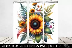 Colorful Sunflower | 20 oz Tumbler Product Image 2