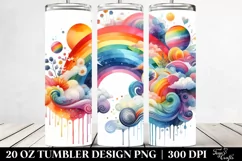 Colorful Pastel Rainbow | 20 oz Tumbler Product Image 2