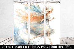 Whimsical Running Fairy, Transparent 20 Oz Tumbler Product Image 2